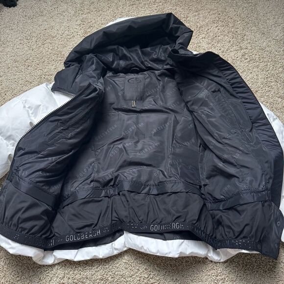 Goldbergh Lou Down Ski Jacket NWT white and black US 8 Waterproof - Picture 8 of 9